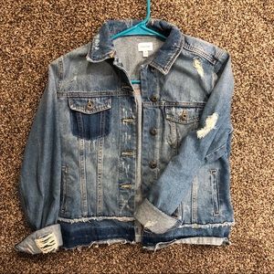 Distressed Jean Jacket